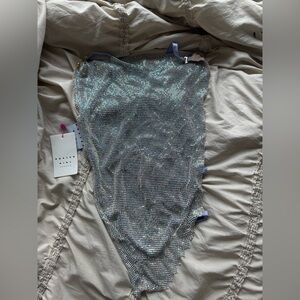 poster girl rhinestone backless top